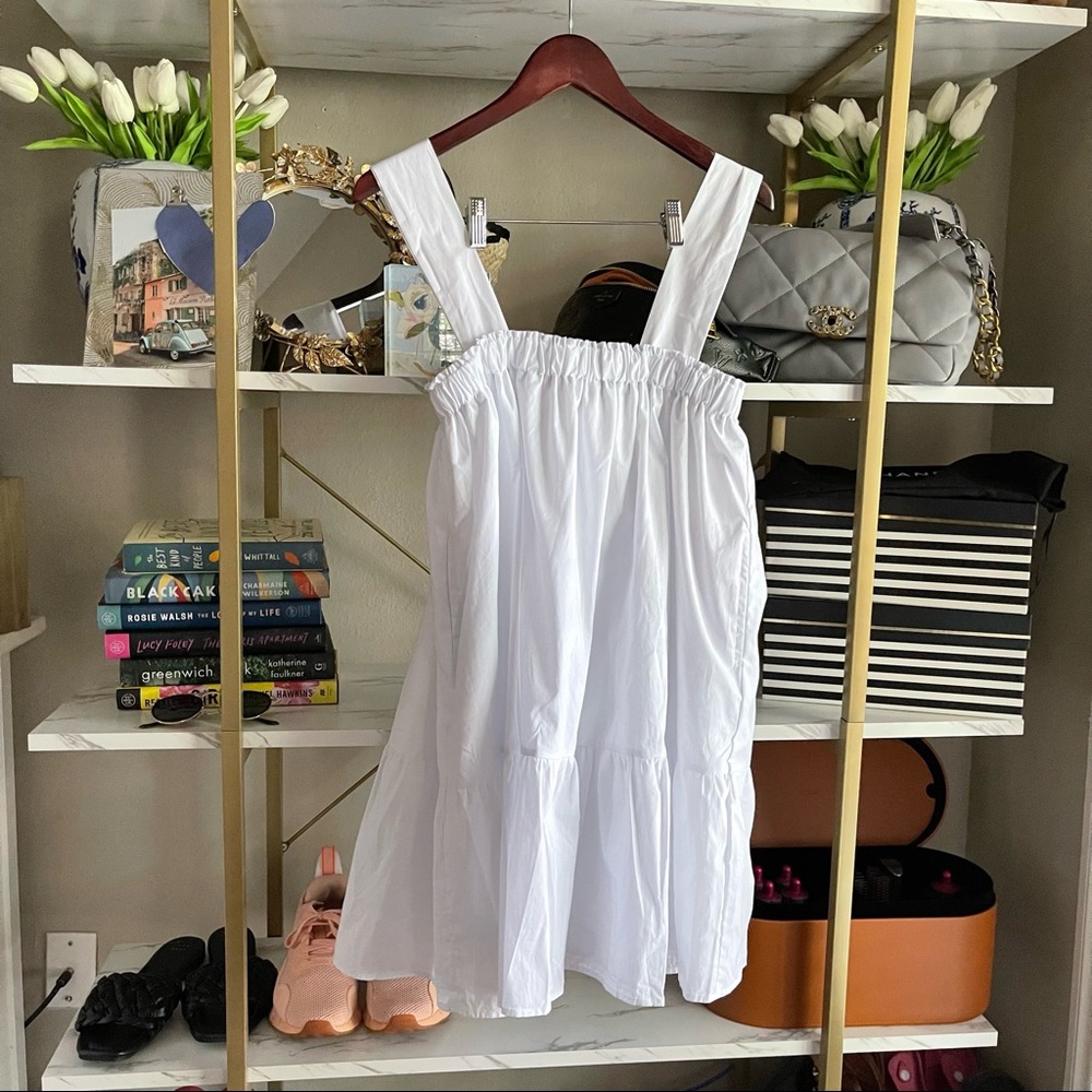 Talulah White Lined Summer Dress